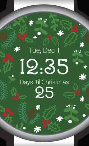 Christmas Countdown Watch Face 3