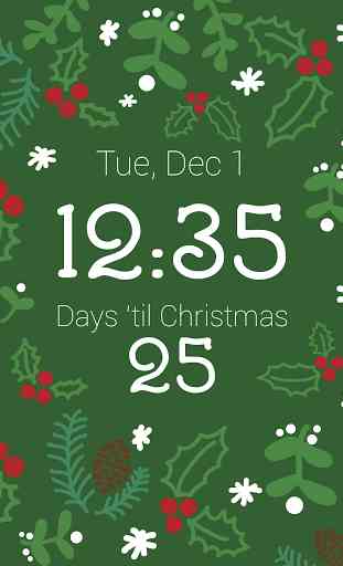 Christmas Countdown Watch Face 4