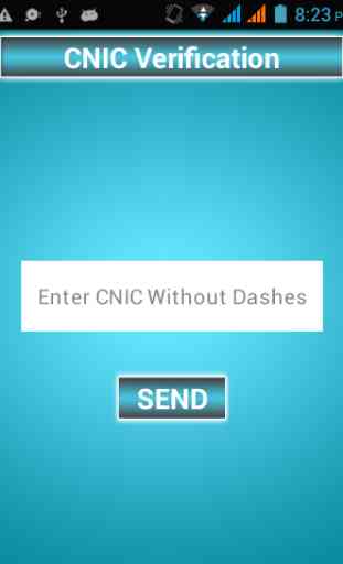 CNIC Verification Through SMS 2