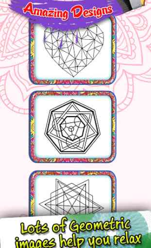 Coloring Pages–Geometry Design 3