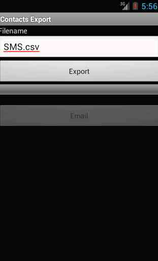 Contacts / SMS /LOG CSV Export 2