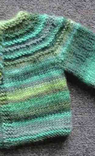 DIY Crochet Baby Sweater 1