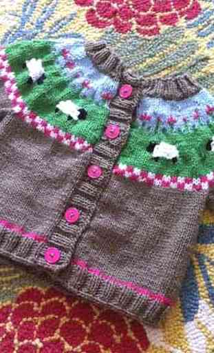 DIY Crochet Baby Sweater 2