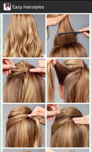 Easy Hairstyles(Step by Step) 4