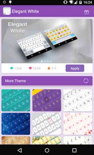 Emoji Keyboard - OS9 White 1