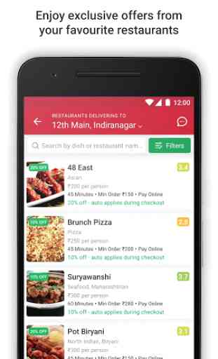 Food Ordering & Delivery App 2