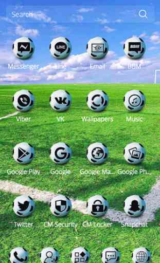 football soccer icons theme 2