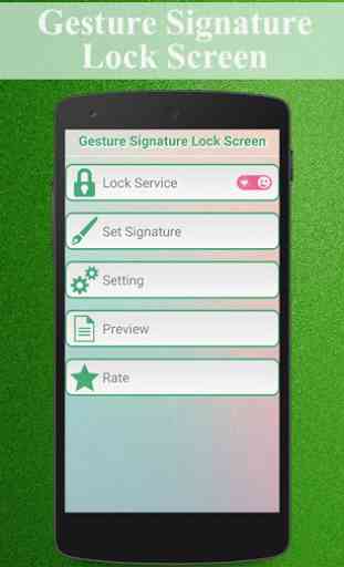 Gesture Signature Lock Screen 3