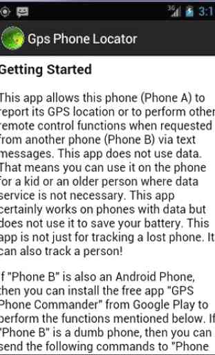 GPS Phone Locator Trial 2