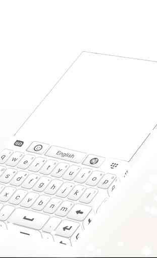 Keyboard for Android White 2