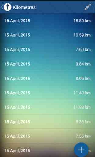 Kilometers: GPS Track Walk Run 2