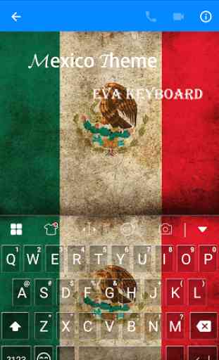 Mexico Banner Keyboard -Emoji 2