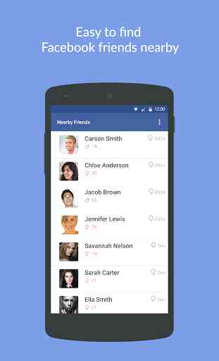 Nearby Friends for Facebook © 2