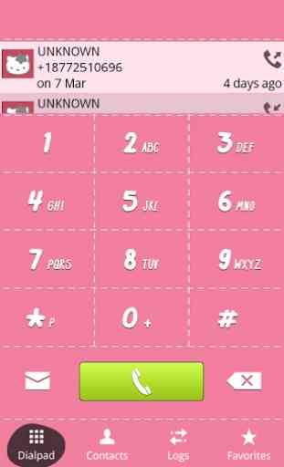 Pink Dialer Contact app free 1