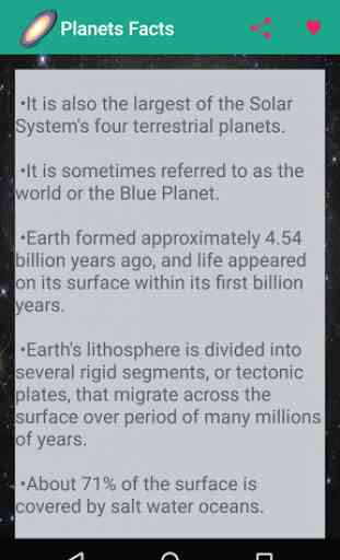 Planets Space Facts 3