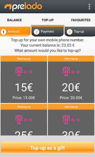 prelado - Mobile Phone Top-up 2