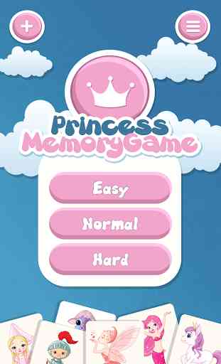 Princess memory game for kids 1