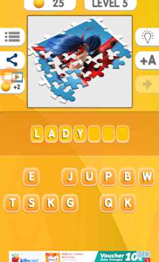 Puzzle Quiz for Ladybug 3