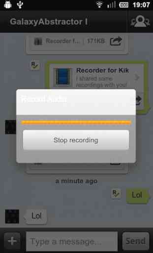 Recorder for Kik 2