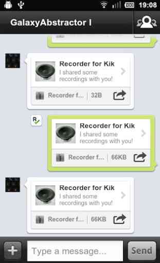 Recorder for Kik 4