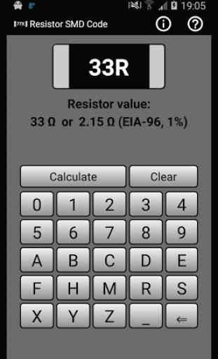 Resistor SMD code calculator 3