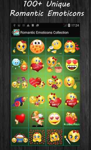 Romantic Emoticons Collection 1
