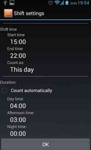 Shift Schedule + Alarm Clock 4