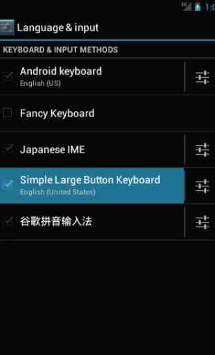 Simple Large Button Keyboard 2