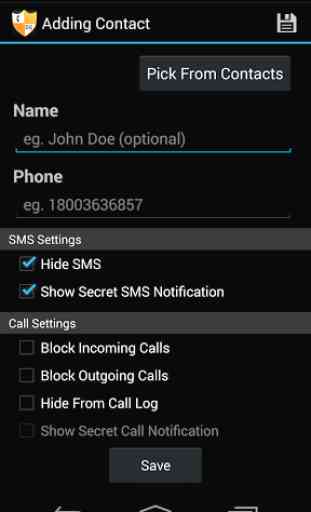 SMS and Call Blocker 2