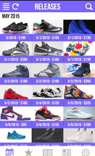 Sneaker Crush - Release Dates 1