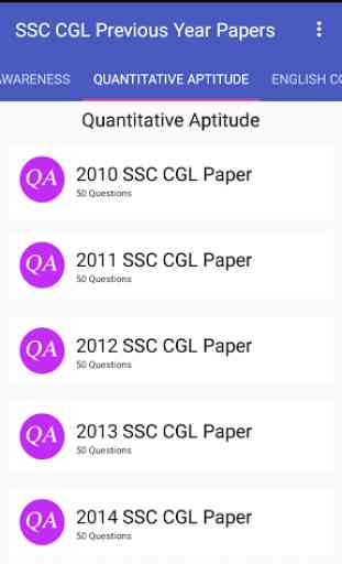 SSC CGL Previous Year Paper 3