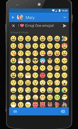 Textra Emoji - Emoji One Style 3