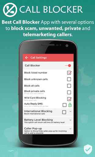 VBlocker: Call and Sms Blocker 2