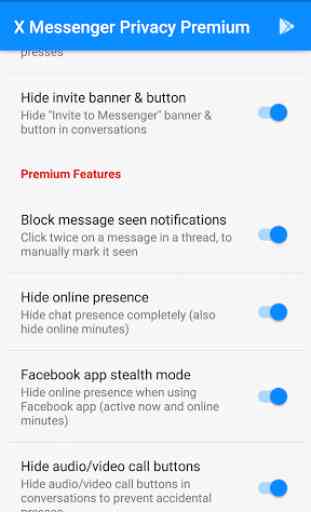 X Messenger Privacy Premium 2