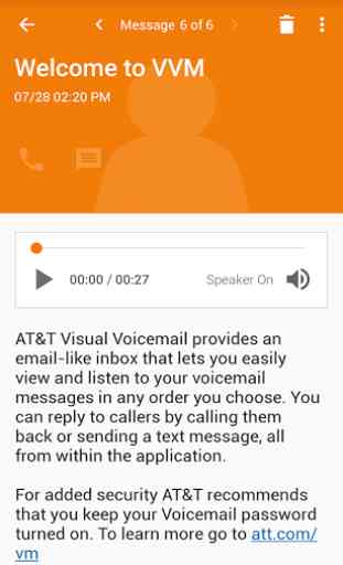 AT&T Visual Voicemail 2