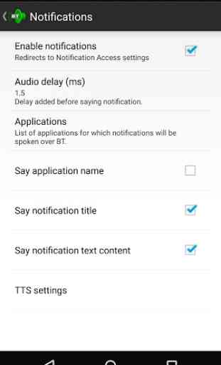 AudioBT: BT audio GPS/SMS/Text 4