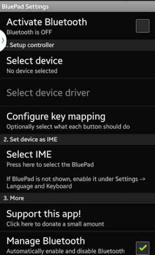 BluePad - Bluetooth IME 1