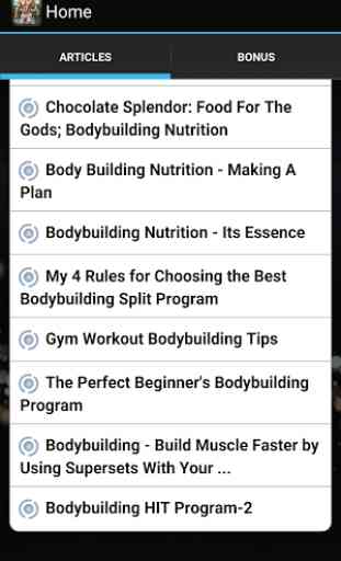 Bodybuilding Nutrition Program 2