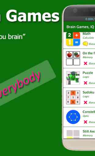 Brain Exercise Games - IQ test 3