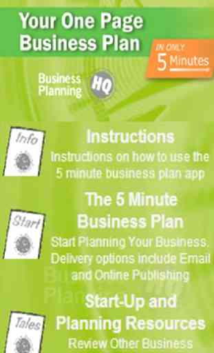 Business Plan in 5 Minutes 2