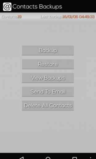 Contacts Backup & Restore 2