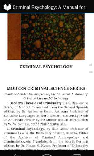Criminal Psychology 2