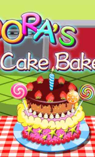 Dora birthday cake bakery shop 1