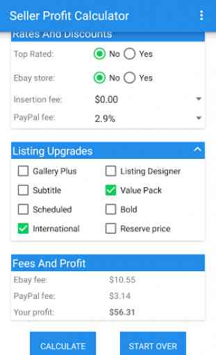 eBay Seller Profit Calculator 3