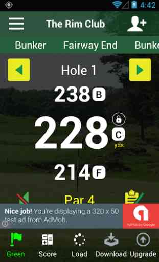 Free Golf GPS APP - FreeCaddie 1