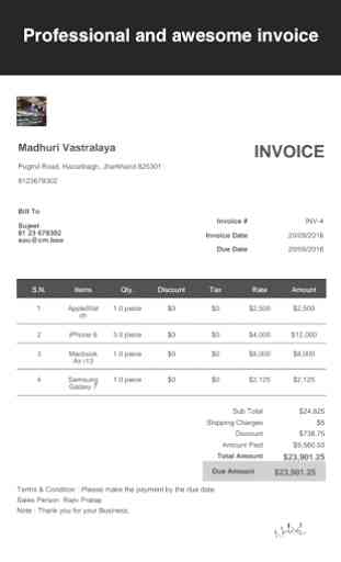 FREE! Invoice,Estimate Billing 1