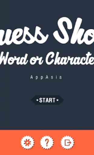 Guess Show : Word or Character 1