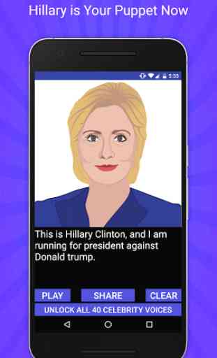 Hillary 2016 Voice Changer TTS 1