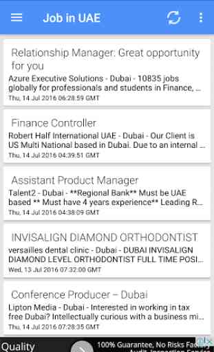 Job Vacancies In UAE - Dubai 2
