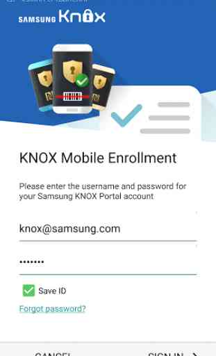 KNOX  Mobile Enrollment 1